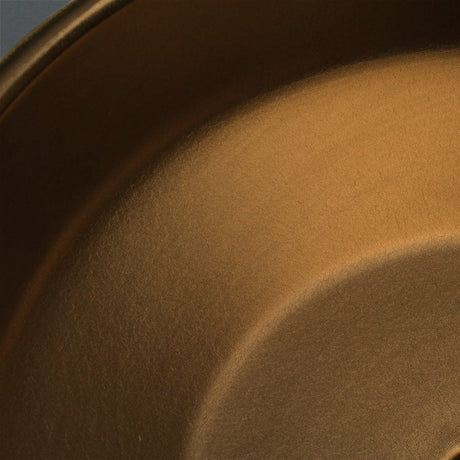 Galata Vitreous China Decorated Vessel Sink - Burnished Bronze Interior