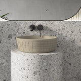 Gelber Round Cast Concrete Vessel Sink - Desert Brown
