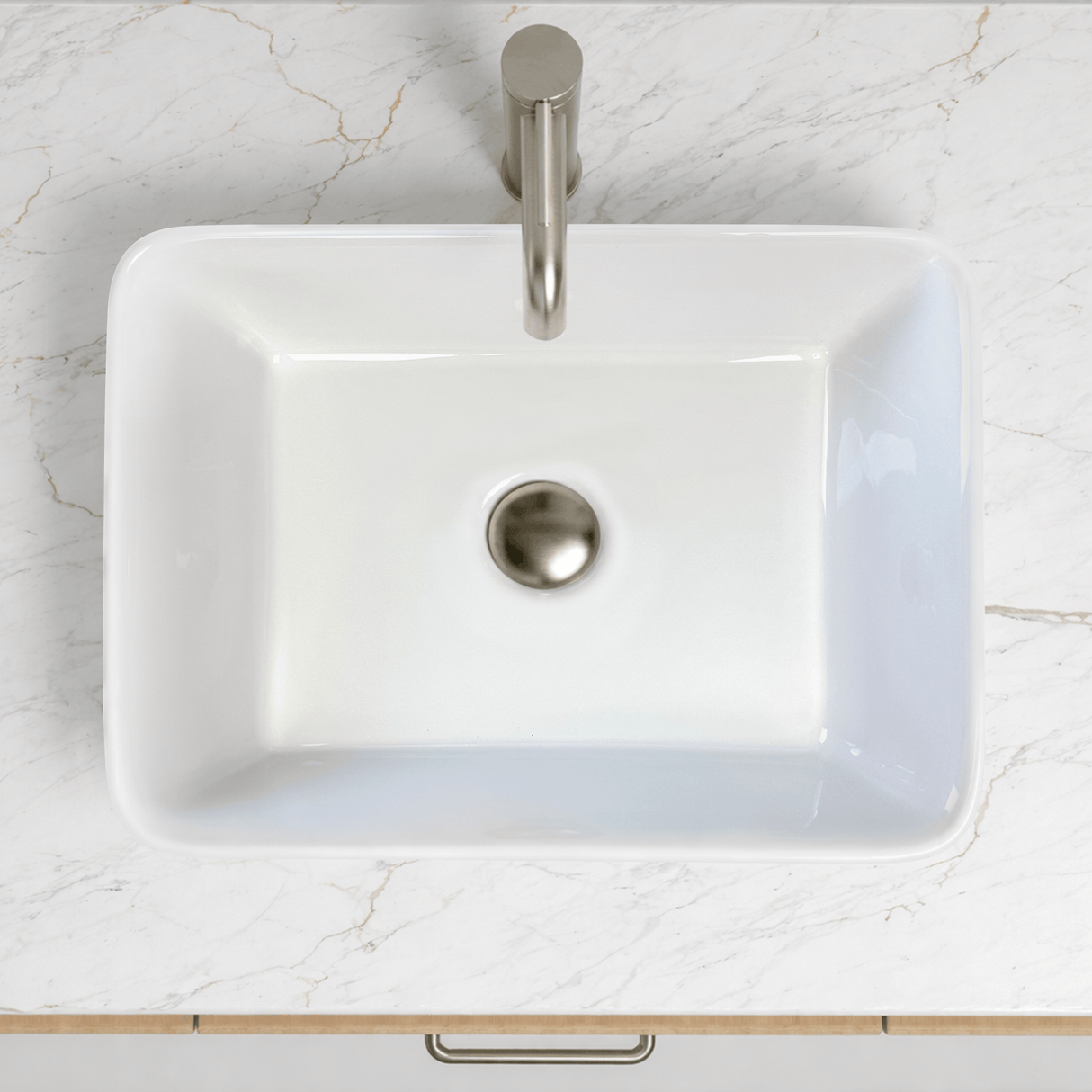 Ginata Vitreous China Vessel sink