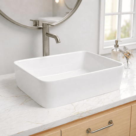 Ginata Vitreous China Vessel sink