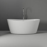Grayson Acrylic Double-Slipper Freestanding Tub With Insulation