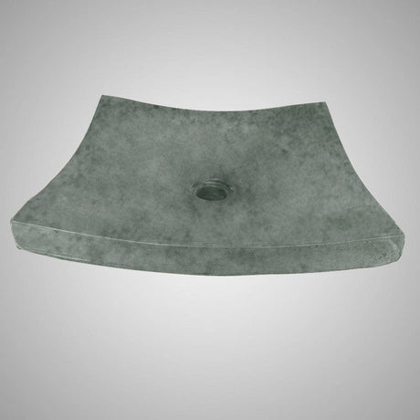 Gresham Square Cast Concrete Vessel Sink - Copper Green