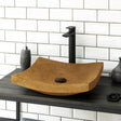 Gresham Square Cast Concrete Vessel Sink - Vintage Brown
