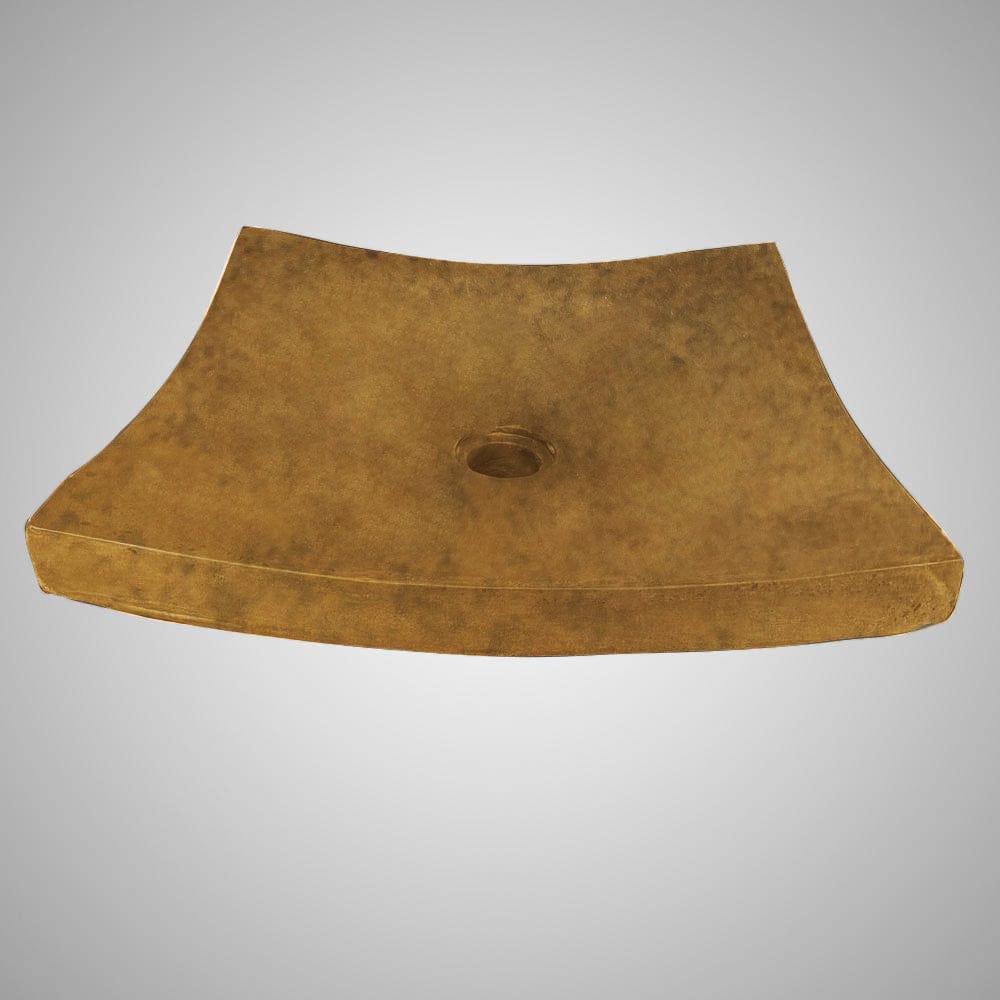 Gresham Square Cast Concrete Vessel Sink - Vintage Brown