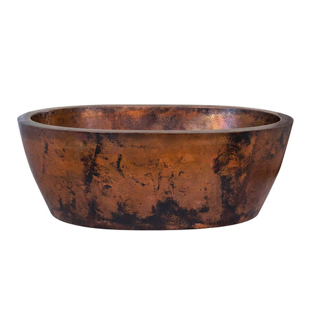 Gurgen Hammered Copper Double-Ended Tub