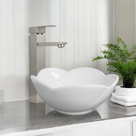 Hail Oval Vitreous China Vessel Sink