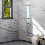 Herdis Pressure Balance Stainless Steel Shower Panel with Hand Shower