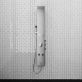 Herdis Pressure Balance Stainless Steel Shower Panel with Hand Shower