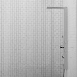 Herdis Pressure Balance Stainless Steel Shower Panel with Hand Shower