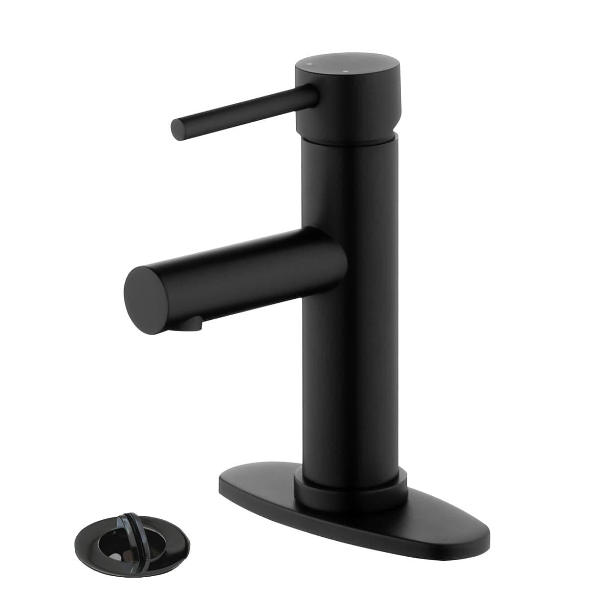 Hibbard Commercial Single Handle Bathroom Faucet with Spin Drain
