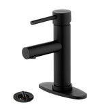 Hibbard Commercial Single Handle Bathroom Faucet with Spin Drain