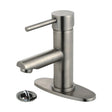 Hibbard Commercial Single Handle Bathroom Faucet with Spin Drain