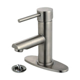 Hibbard Commercial Single Handle Bathroom Faucet with Spin Drain
