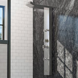 Hourig Pressure Balance Stainless Steel Shower Panel with Hand Shower