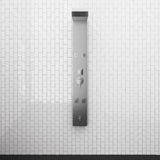 Hourig Pressure Balance Stainless Steel Shower Panel with Hand Shower