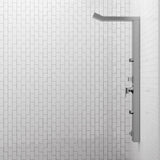Hourig Pressure Balance Stainless Steel Shower Panel with Hand Shower