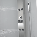 Hourig Pressure Balance Stainless Steel Shower Panel with Hand Shower
