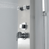 Hourig Pressure Balance Stainless Steel Shower Panel with Hand Shower