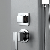 Hourig Pressure Balance Stainless Steel Shower Panel with Hand Shower