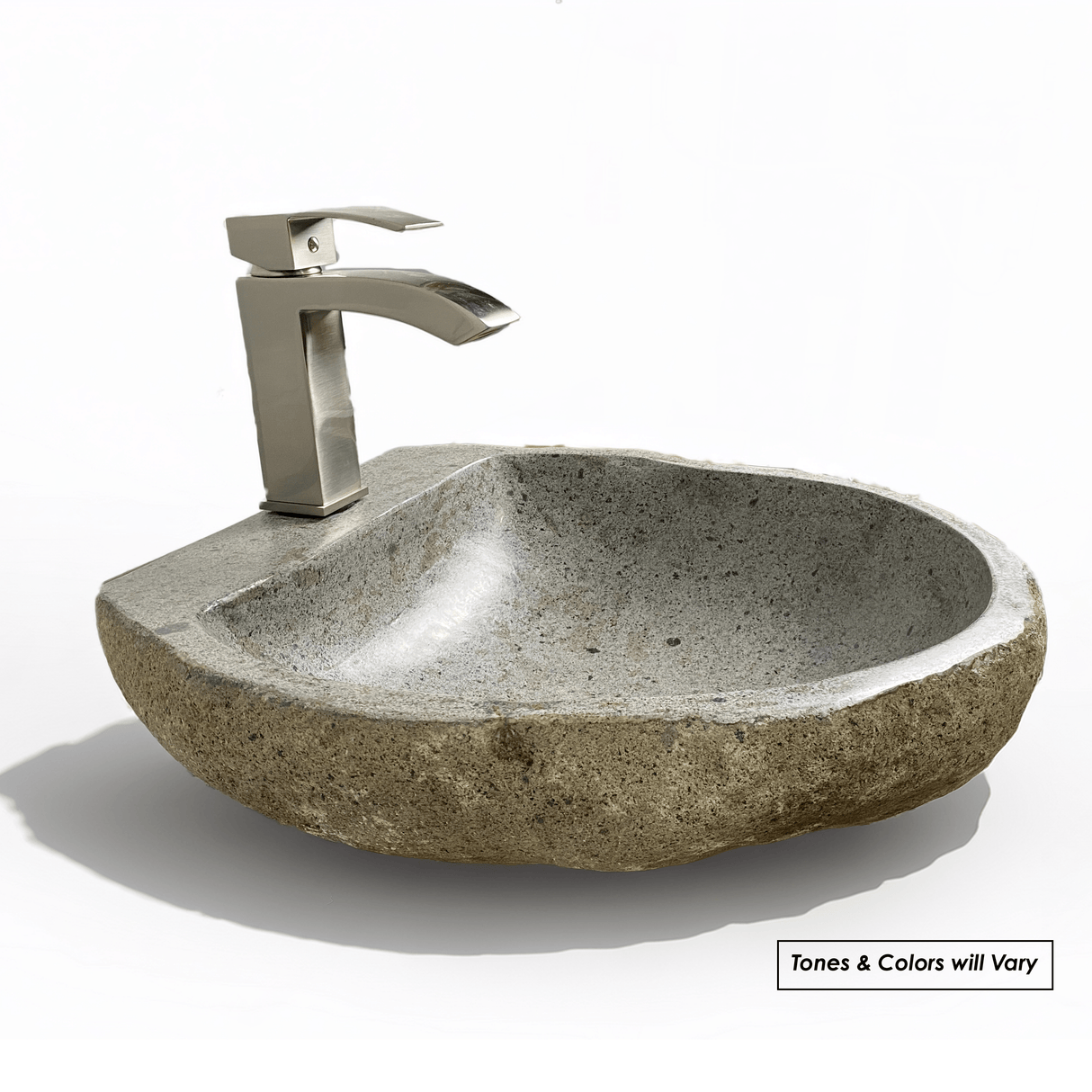 Inola River Stone Vessel Sink