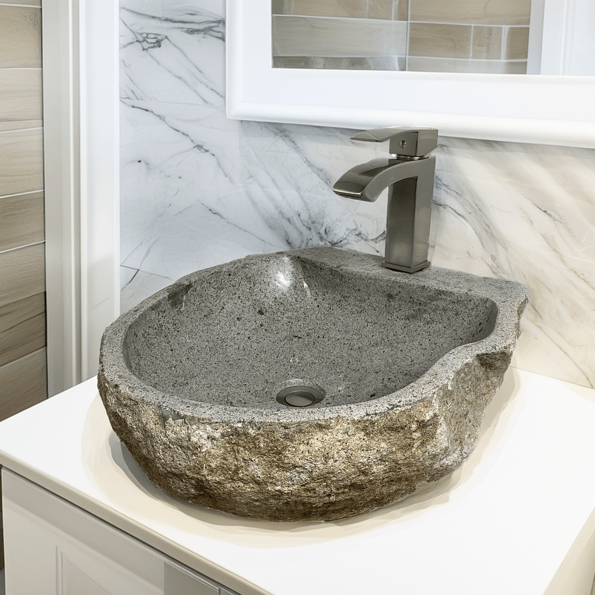 Inola River Stone Vessel Sink