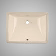 Intervale Vitreous China Rectangular Undermount Sink - Bisque