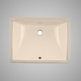 Intervale Vitreous China Rectangular Undermount Sink - Bisque