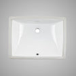Intervale Vitreous China Rectangular Undermount Sink - White