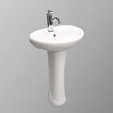 Ippenheim Vitreous China Pedestal Sink