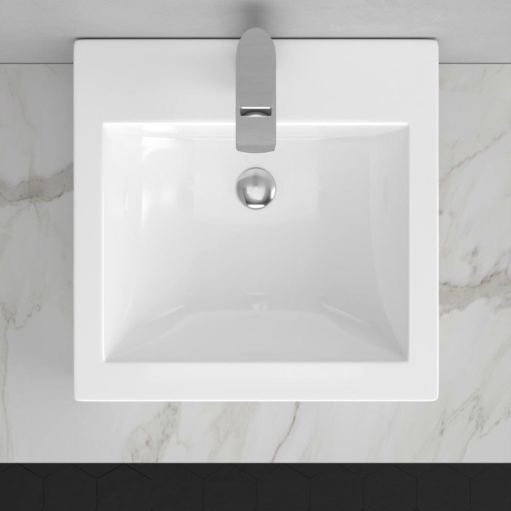 Jacy Square Vitreous China Vessel Sink