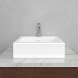 Jacy Square Vitreous China Vessel Sink