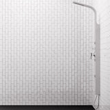 Jedida Pressure Balance Stainless Steel Shower Panel with Hand Shower - Brushed Finish