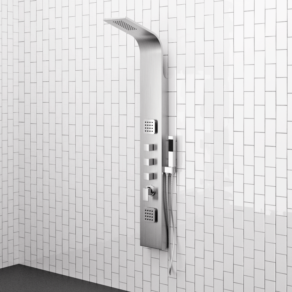 Kanya Pressure Balance Shower Panel with Hand Shower