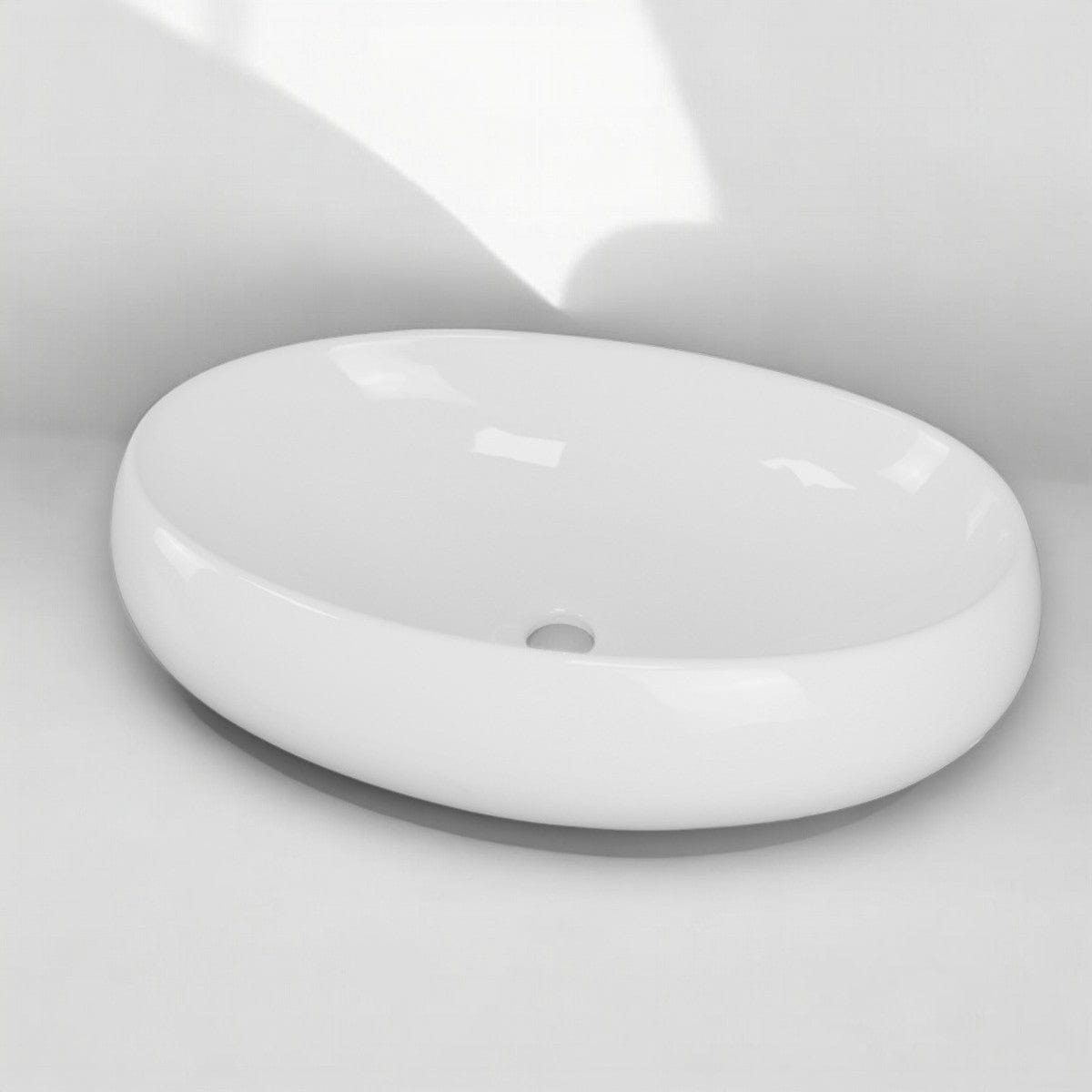 Karmen Rectangular Vitreous China Vessel Sink