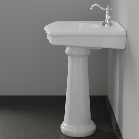 Keating Vitreous China Pedestal Sink