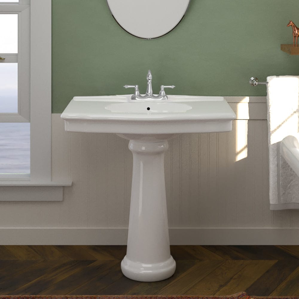 Keating Vitreous China Pedestal Sink