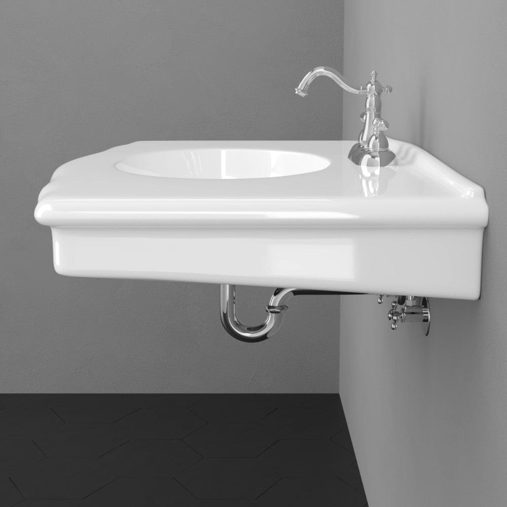 Keating Vitreous China Wall-Mount Bathroom Sink