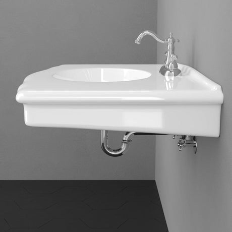 Keating Vitreous China Wall-Mount Bathroom Sink