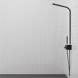 Kellen Pressure Balance Aluminum Shower Panel with Hand Shower - Black Finish