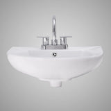 Kennan Vitreous China Wall-Mount Bathroom Sink