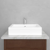Kiana Rectangular Vitreous China Vessel Sink