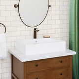 Kiana Rectangular Vitreous China Vessel Sink