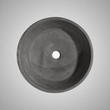 Krupp Round Cast Concrete Vessel Sink - Dusk Grey