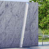 Kumuda Freestanding Stainless Steel Outdoor Shower Panel with Foot Shower