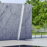 Kumuda Freestanding Stainless Steel Outdoor Shower Panel with Foot Shower