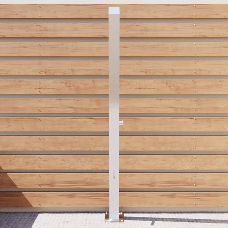 Kumuda Freestanding Stainless Steel Outdoor Shower Panel with Foot Shower