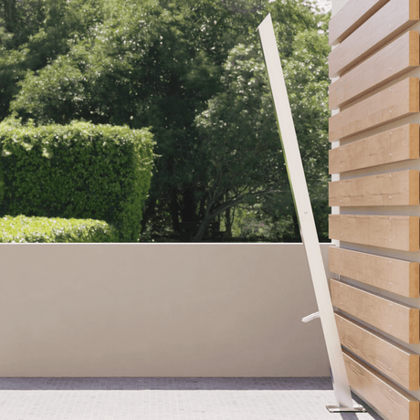 Kumuda Freestanding Stainless Steel Outdoor Shower Panel with Foot Shower