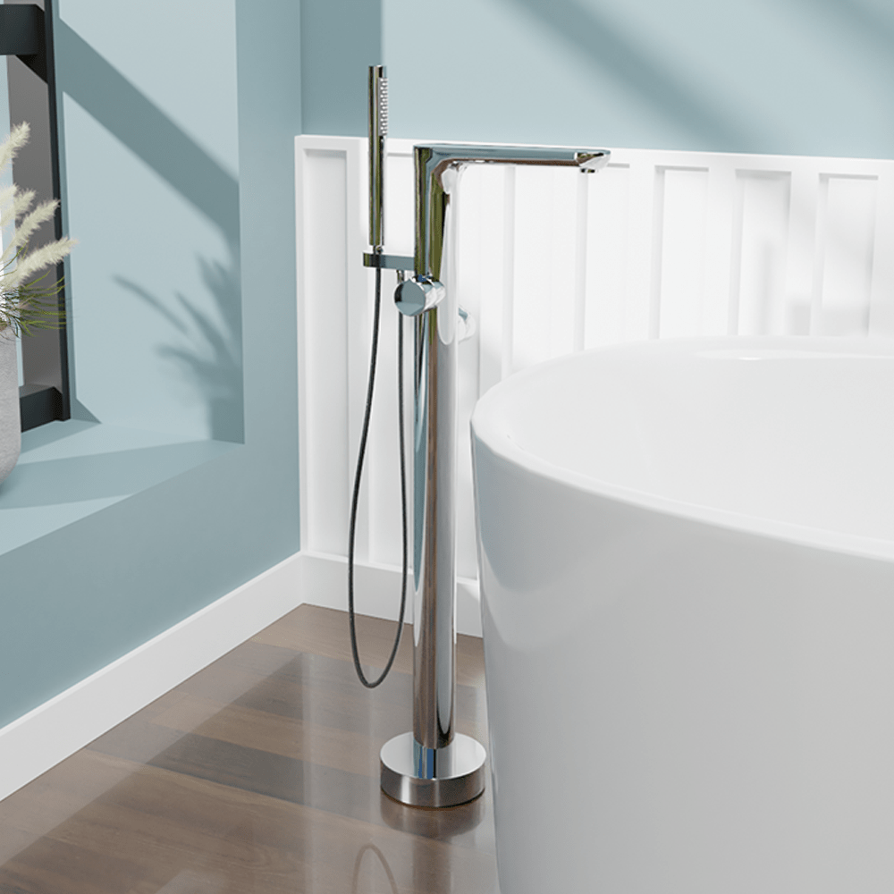 Kyoto Freestanding Tub Faucet with Hand Shower