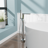 Kyoto Freestanding Tub Faucet with Hand Shower