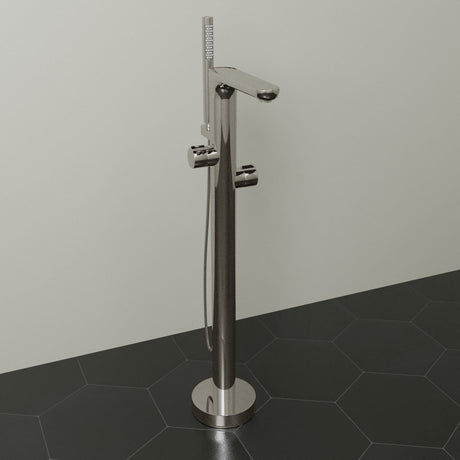 Kyoto Freestanding Tub Faucet with Hand Shower
